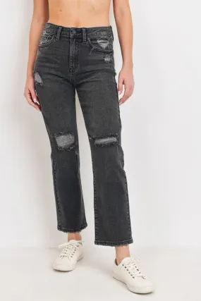 Washed Black Denim