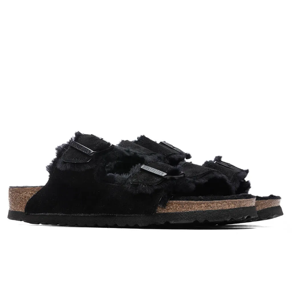 Wide Arizona Shearling - Black