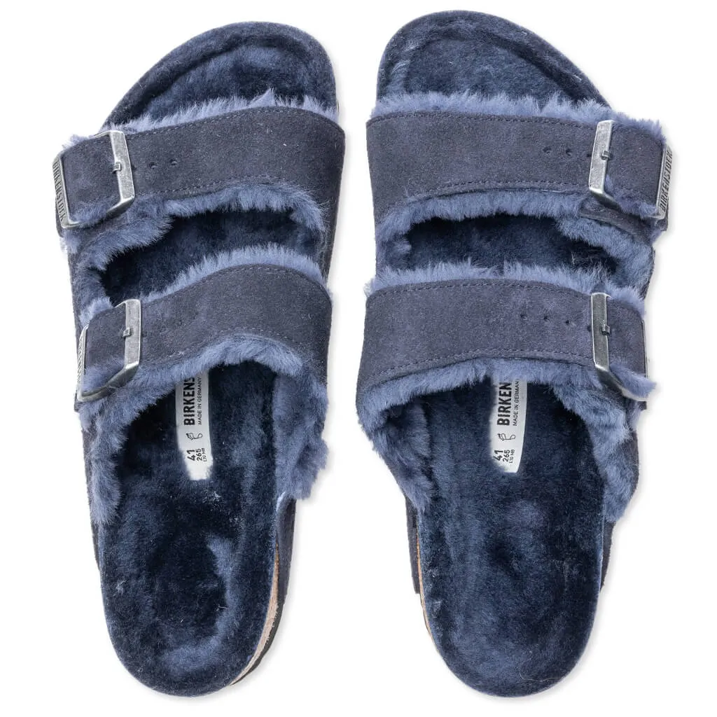 Wide Arizona Shearling - Midnight