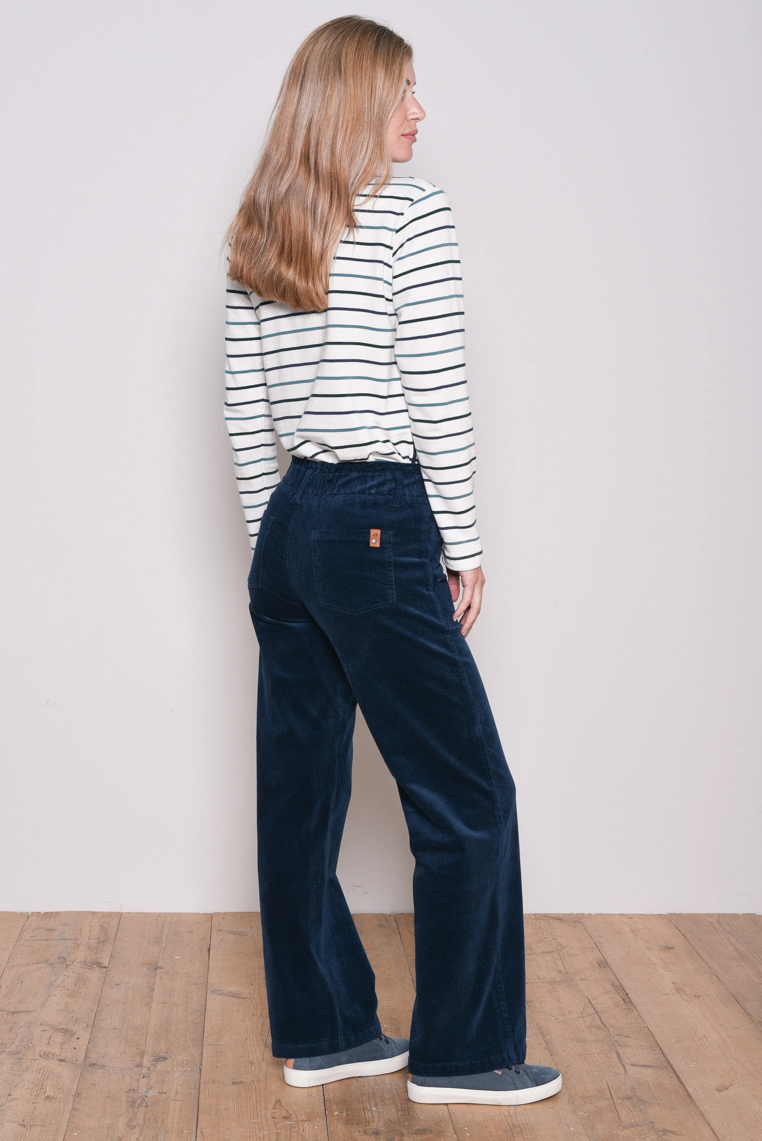 Wide Leg Corduroy Trousers