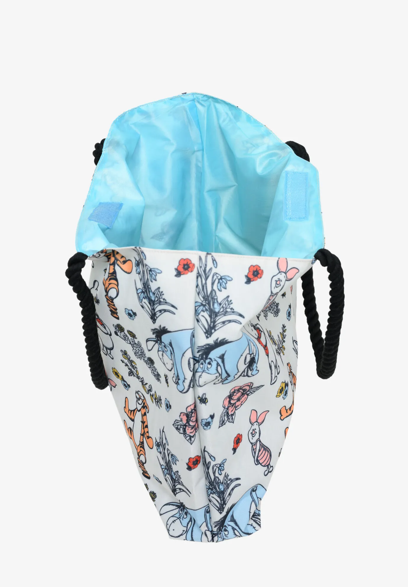 Winnie The Pooh Rope Tote Bag All-Over Print Carry-On Travel Eeyore Piglet Tote Bag