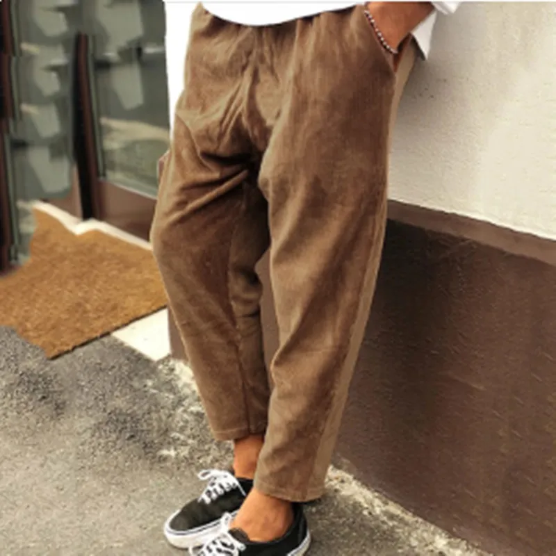 Winter Men Corduroy Pants