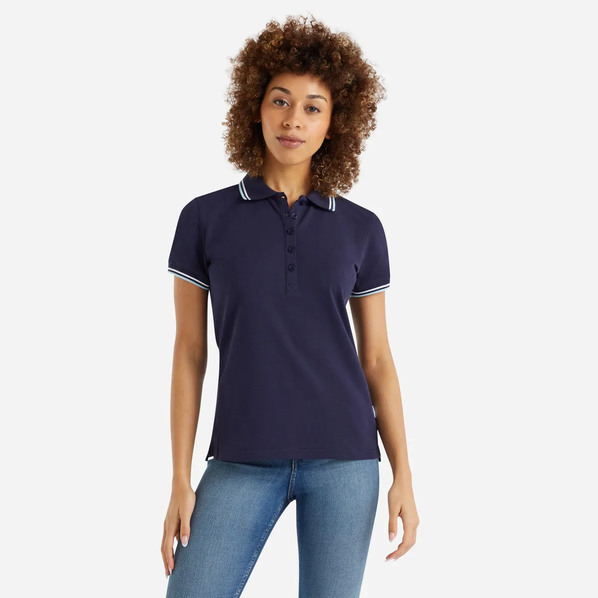 Womens Berth Womens Polo Shirt Blue Marine - Womens Sebago® Shoes