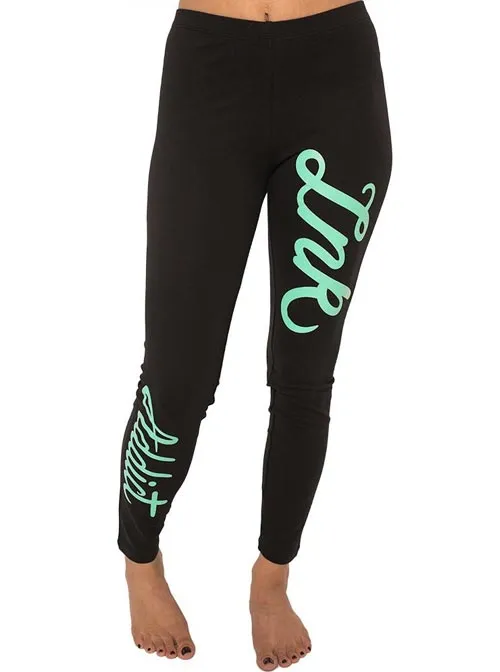 Women's INK Script Leggings