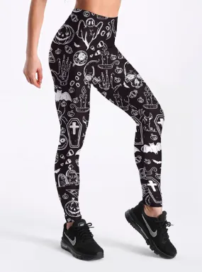 Women's Spooky Doodles Leggings