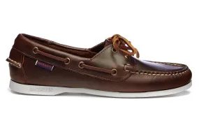 Womens Womens Jacqueline Waxed Leather Boat Shoe Brown - Womens Sebago® Shoes