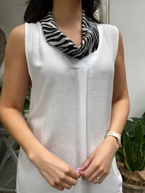 Zebra Magnetic Scarf